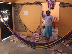 Daños que dejó el sismo del martes en Ometepec, Guerrero. NTX  /