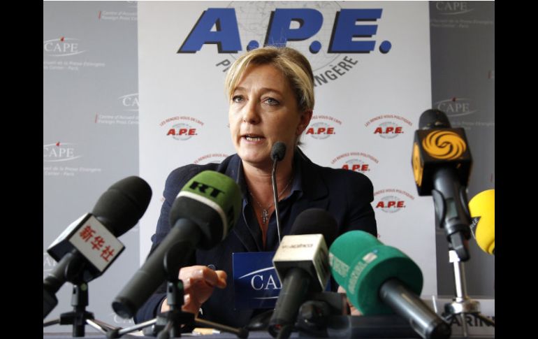 Marine Le Pen, tercera en las encuestas, dijo que Francia debe ''eliminar'' la amenaza islámica. REUTERS  /