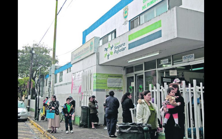 Entrada del Hospital General de Zapopan, en remodelación desde marzo de 2011.  /