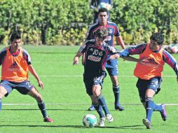 El atacante sinaloense anotó la semana pasada su primer gol como futbolista profesional (1-0 ante Defensor Sporting).MEXSPORT  /