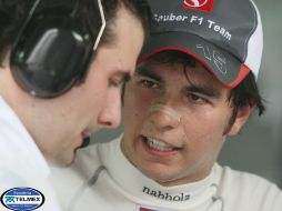 Sergio 'Checo' Pérez dijo que ahora su equipo se enfocará en examinar los datos para lograr una mejoría. AP  /