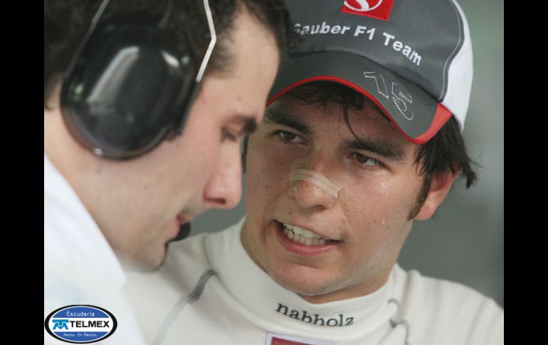 Sergio 'Checo' Pérez dijo que ahora su equipo se enfocará en examinar los datos para lograr una mejoría. AP  /