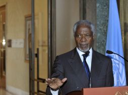 El enviado especial del secretario general de la ONU y de la Liga Árabe para Siria, Kofi Annan. EFE  /