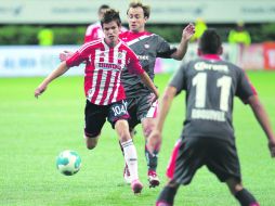 El rojiblanco Carlos Fierro brindó su mejor actuación desde que debutó en la Primera División.  /