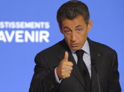 Nicolás Sarkozy pide a Cassez no decepcionarse por el veredicto de la Suprema Corte de Justicia de la Nación. ARCHIVO  /