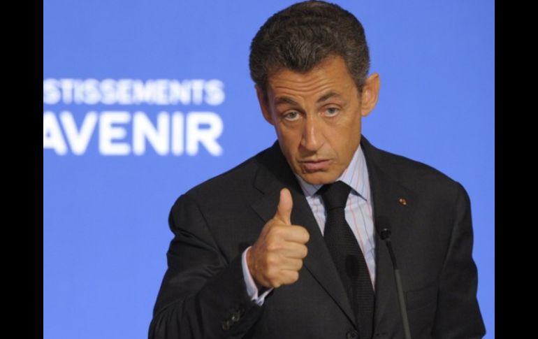 Nicolás Sarkozy pide a Cassez no decepcionarse por el veredicto de la Suprema Corte de Justicia de la Nación. ARCHIVO  /