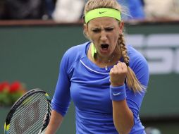 Azarenka ha tejido en el año una excelente cadena de triunfos que llega a 26 con cuatro títulos. EFE  /