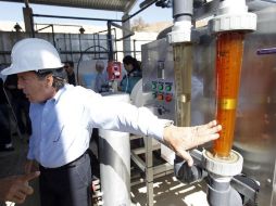 El día 25 de enero fue inaugurada la planta de tratamiento de lixiviados en el basurero de Picachos. ARCHIVO  /