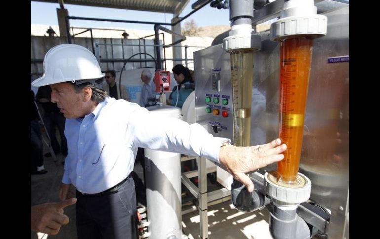 El día 25 de enero fue inaugurada la planta de tratamiento de lixiviados en el basurero de Picachos. ARCHIVO  /