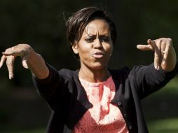 Michelle Obama, recibió el premio La Gran Ayuda en los Kids' Choice Awards 2010. AFP  /