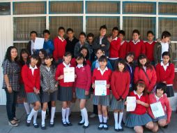 Alumnos de 6°”A” de la escuela urbana No. 906 ''Cuauhtémoc''.  /