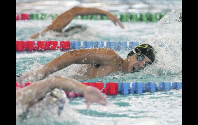 El pentatleta jalisciense Abraham Camacho aspira a un lugar en los próximos Juegos Olímpicos. MEXSPORT  /