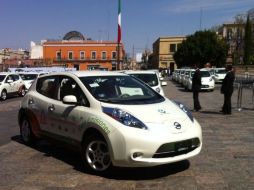 El Centro de Aguascalientes vivió una “invasión” de Nissan. NISSAN  /