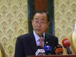 Ban Ki-moon anuncia que serán parte de éste gesto simbólico. ARCHIVO  /