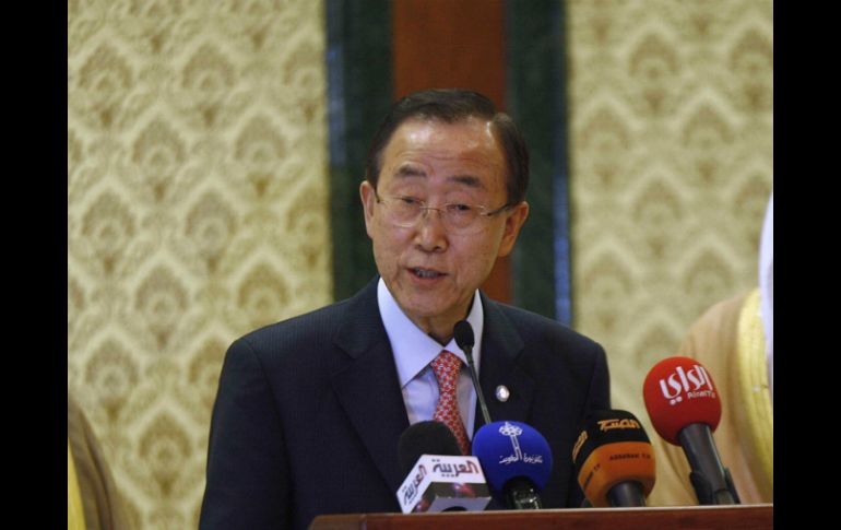 Ban Ki-moon anuncia que serán parte de éste gesto simbólico. ARCHIVO  /