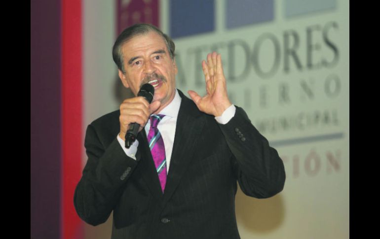 Vicente Fox afirma que votará por el candidato que diga claramente qué hará respecto al tema de las drogas.  /