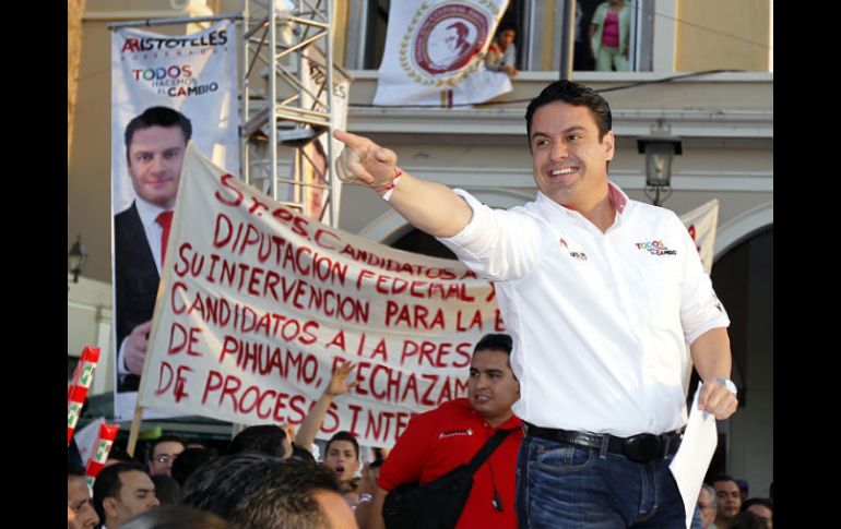 En su oratoria dejó claro que quiere 'un Jalisco mejor al que me ha tocado vivir'.  /