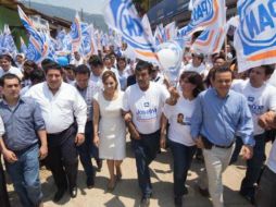 Josefina Vázquez Mota, realizó este domingo una gira de trabajo por la Costa de Chiapas (imágen tomada de Josefina.mx). ESPECIAL  /