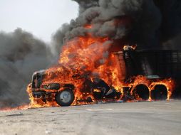 El organismo se quejó de que cada vez hay más secuestros e incendio de vehículos para bloquear carreteras. ARCHIVO  /