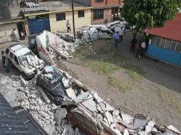 Daños en la Ciudad de México por el sismo del 20 de marzo. ARCHIVO  /