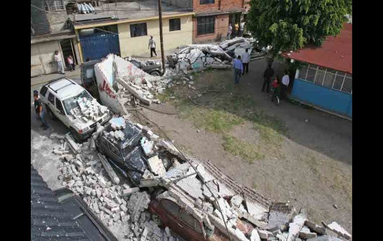 Daños en la Ciudad de México por el sismo del 20 de marzo. ARCHIVO  /