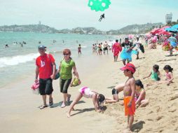 Familias enteras disfrutan de Acapulco. NTX  /