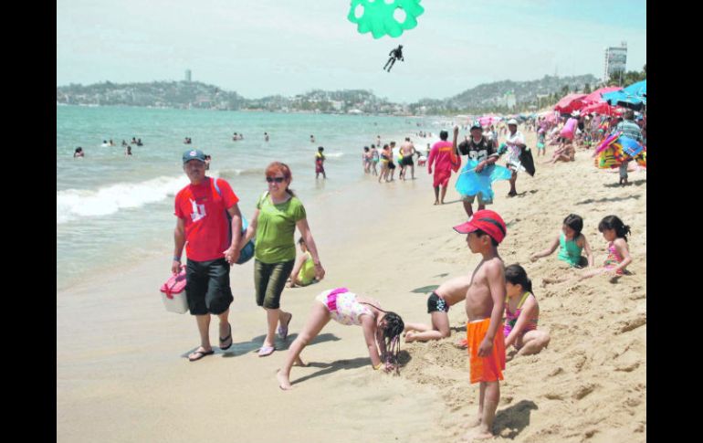 Familias enteras disfrutan de Acapulco. NTX  /