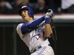 Arencibia iba de 6-0 con tres ponches cuando pegó su jonrón ante el dominicano Jairo Asencio. AP  /