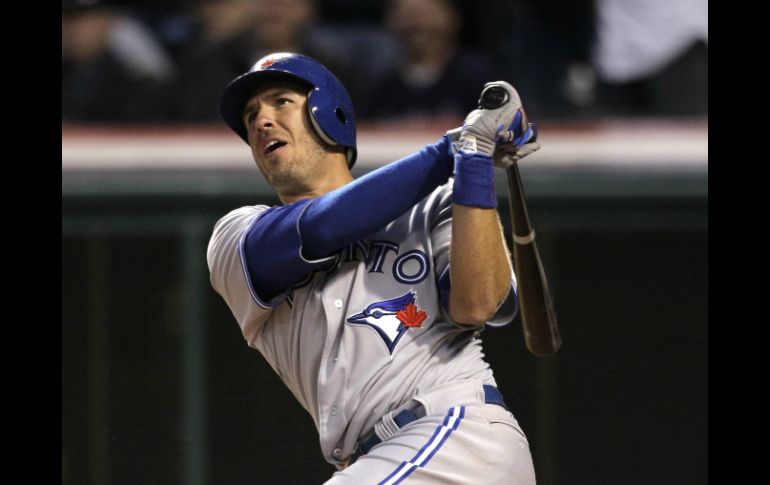 Arencibia iba de 6-0 con tres ponches cuando pegó su jonrón ante el dominicano Jairo Asencio. AP  /