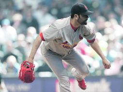 El pitcher mexicano Jaime García hizo un total de 87 lanzamientos en seis entradas. MEXSPORT  /