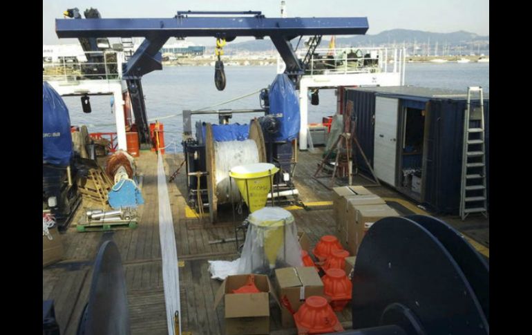 Fotografía facilitada por la Universidad de Vigo del buque oceanográfico Sarmiento de Gamboa. EFE  /