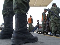 Los militares repelieron la agresión cerca del rancho ''San Pablo'', sobre la carretera Monterrey-Nuevo Laredo. ARCHIVO  /