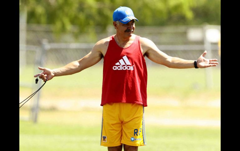 Ricardo 'Tuca' Ferretti esta tranquilo ya que Tigres está en la Liguilla por el título. MEXSPORT  /