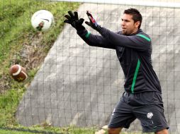 Jonathan Orozco durante el entrenamiento del Monterrey. MEXSPORT  /