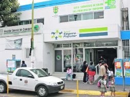 Entrada al Hospital General de Zapopan “Hospitalito”, cuya remodelación inició en marzo de 2011.  /