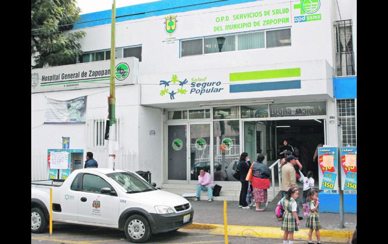 Entrada al Hospital General de Zapopan “Hospitalito”, cuya remodelación inició en marzo de 2011.  /