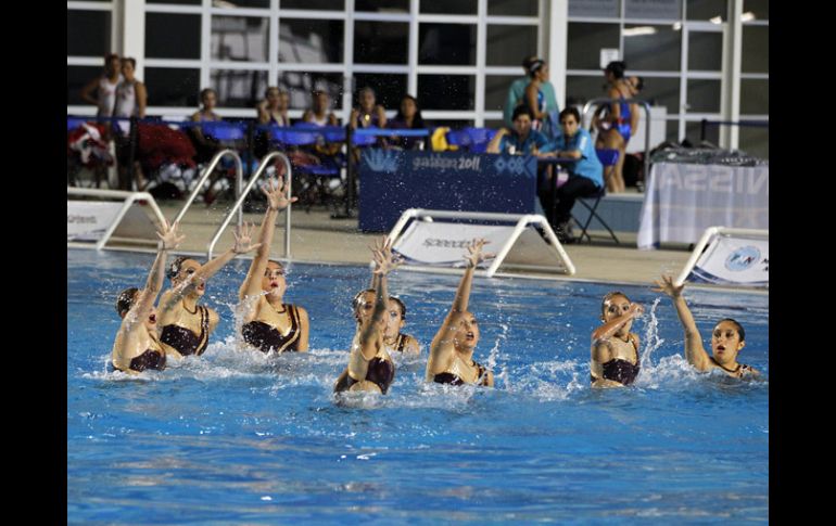 Las rutinas del campeonato no se detuvieron a pesar del movimiento.  /