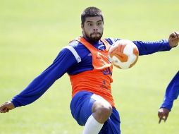 El jugador cruzazulino Nestor Araujo, durante un entrenamiento. NOTIMEX  /