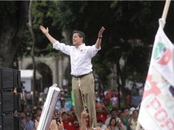 Peña Nieto rechazó que haya incumplido con el tope de gastos de campaña. NTX  /