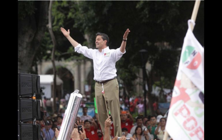 Peña Nieto rechazó que haya incumplido con el tope de gastos de campaña. NTX  /