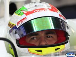 'Checo' quedó por primera vez en la temporada fuera de las plazas que otorgan puntos tras el Gran Premio de Shangái. AP  /