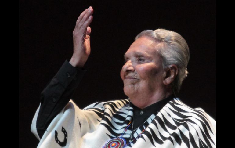 El acto también sirvió de homenaje a Chavela Vargas, que cumplirá 93 años el próximo martes. NTX  /