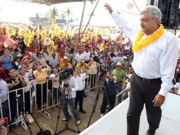 Esta misma noche López Obrador regresará a la Ciudad de México. EL UNIVERSAL  /