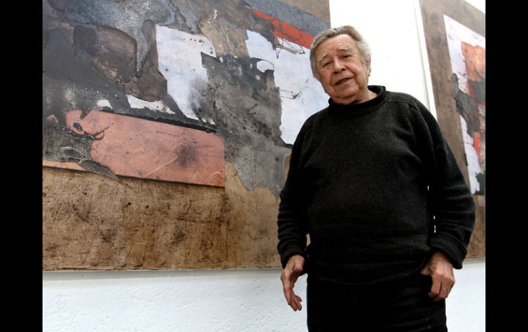 El pintor y escultor Manuel Felguérez estará representado por su arte en la capital hidrocálida. ARCHIVO  /