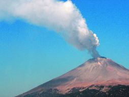 La actividad volcánica del Popocatépetl es constante. NTX  /