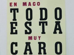 Afiche del colombiano Antonio Caro, donde hace un juego de palabras con su apellido.  /