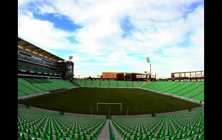 Foto general del Estadio Territorio Santos Modelo, donde se realizará el partido. MEXSPORT  /