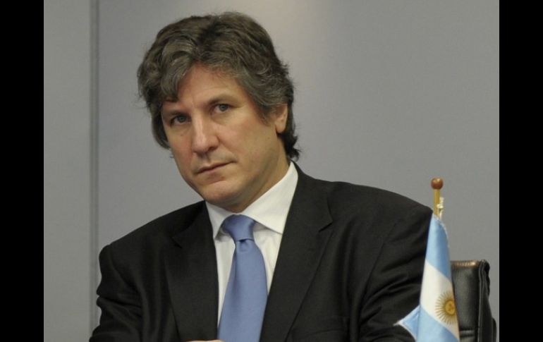 El vicepresidente argentino, Amado Boudou, defiende la expropiación de YPF al grupo Repsol. ARCHIVO  /