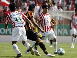 Necaxa dejó en el camino a los Leones Negros y buscará eliminar a Lobos BUAP. MEXSPORT  /