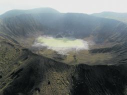 Vista del volcán Chichón, ubicado en Chiapas, que en su última erupción cobró la vida de cientos de personas. EL UNIVERSAL  /